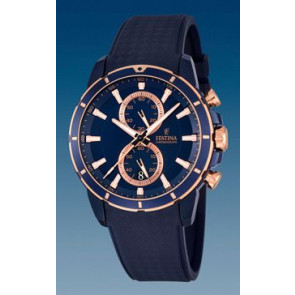 Uhrenarmband Festina F16851/1 Kautschuk Blau 22mm