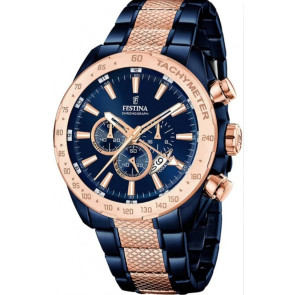 Uhrenarmband Festina F16886 / F16886-1 Stahl Zweifarbig