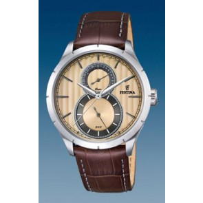 Uhrenarmband Festina F16892-2 / F16892-4 / F16892-5 Leder Braun 23mm