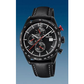 Uhrenarmband Festina F20344-3 Leder Schwarz 22mm