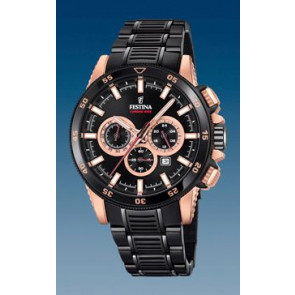 Uhrenarmband Festina F20354-1 Stahl Schwarz 24mm