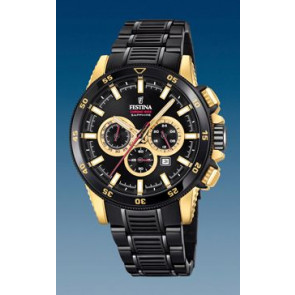 Uhrenarmband Festina F20354-A Stahl Schwarz 24mm