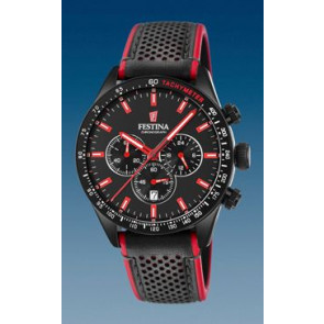 Uhrenarmband Festina F20359-4 Leder Schwarz 21mm