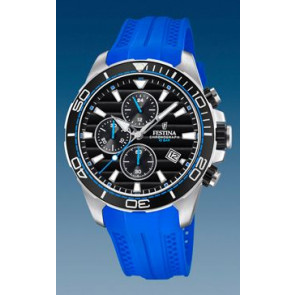 Uhrenarmband Festina F20370-5 Silikon Blau