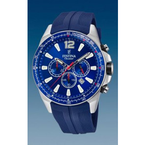 Uhrenarmband Festina F20376-1 Silikon Blau