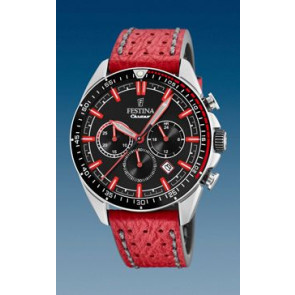 Uhrenarmband Festina F20377-5 Leder Rot