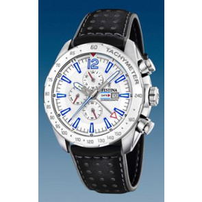 Uhrenarmband Festina F20440-1 Leder Schwarz