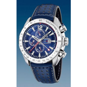 Uhrenarmband Festina F20440-2 Leder Blau