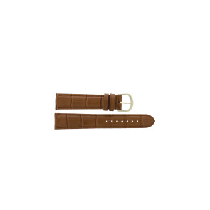 Uhrenarmband Universal F349Z / Anti-Allergic Leder Cognac 18mm