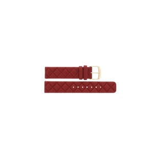 Uhrenarmband Festina F50002-3 / BC10980 Leder Rot 18mm
