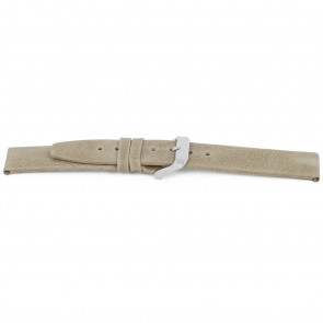 Uhrenarmband Universal F850 Leder Beige 18mm