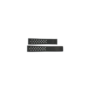 Uhrenarmband Tag Heuer WV2113 / FC6167 Leder Schwarz 18mm