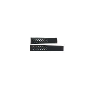 Uhrenarmband Tag Heuer CV211D / FC6310 Leder Schwarz 20mm