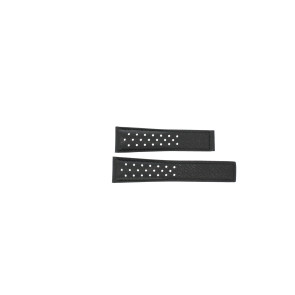 Uhrenarmband Tag Heuer CAW211P / FC6356 Leder Schwarz 22mm