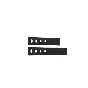 Uhrenarmband Tag Heuer FC6375 / CR2080 / CAW211S Leder Schwarz 22mm