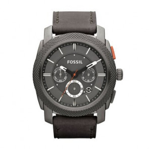 Uhrenarmband Fossil FS4777 Leder Braun 22mm