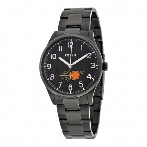 Uhrenarmband Fossil FS4849 Stahl Schwarz 20mm