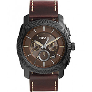 Uhrenarmband Fossil FS5121 Leder Braun 24mm