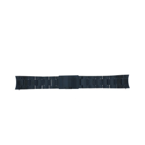 Uhrenarmband Fossil FS5345 Stahl Blau 22mm