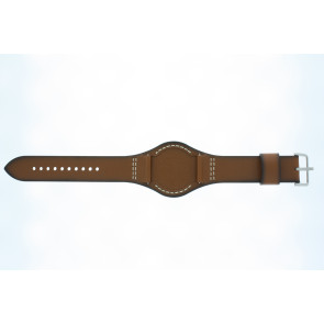 Uhrenarmband Fossil FS5524 Leder Braun 22mm