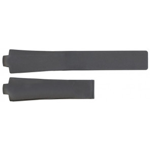 Uhrenarmband Tag Heuer FT6000 Kautschuk Schwarz 9mm