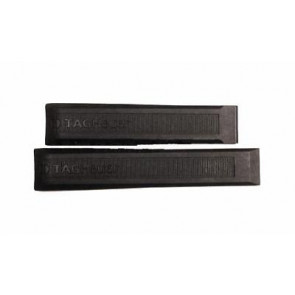 Uhrenarmband Tag Heuer WAP2010 / WAK2180 / WAN2116 / WAK2110 / WAP2011 Kautschuk Schwarz 20mm
