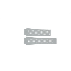 Uhrenarmband Tag Heuer SAR8A80-FT6056 Silikon Weiss 22mm