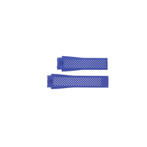 Uhrenarmband Smartwatch Tag Heuer SAR8A80-3 / FT6058 / 1FT6118 Kautschuk Blau 22mm