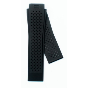 Uhrenarmband Tag Heuer BT6106 / FT6076/0 / SBF8A5000 / Connected watch Kautschuk Schwarz