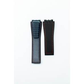 Uhrenarmband Tag Heuer CAR2A1N / FT6100 / BT6133 Leder Blau 22mm