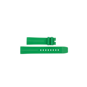 Uhrenarmband Tag Heuer FT8056 / CAZ101AP Kautschuk Grün 21.5mm