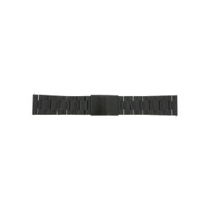 Uhrenarmband Fossil FS4682 / FS4682IE / MACHINE Stahl Schwarz 22mm