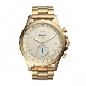 Uhrenarmband Fossil FTW1142 Stahl Vergoldet 24mm