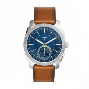 Uhrenarmband Fossil FTW1162 Leder Braun 24mm