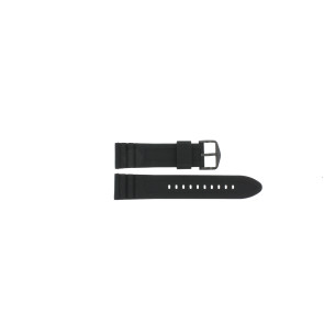 Uhrenarmband Fossil FTW4047 / DW6F1 / FTW4018 Silikon Schwarz 22mm