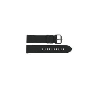 Uhrenarmband Smartwatch Fossil FTW4025 / FTW4025C Silikon Schwarz 22mm