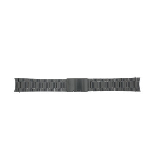Uhrenarmband Smartwatch Fossil FTW4059 Stahl Grau 22mm