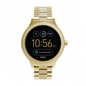 Uhrenarmband Fossil FTW6001 Stahl Vergoldet 18mm