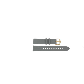 Uhrenarmband Fossil FTW6016 Silikon Grau 18mm
