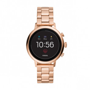 Uhrenarmband Fossil FTW6018 Stahl Rosé 18mm