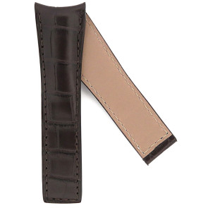 Uhrenarmband Tag Heuer FY6231 Krokodilhaut Braun