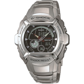 Casio Uhrenarmband 10109619 G-Shock Stahl Silber 16mm 