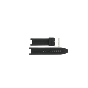 Horlogeband GC watches Y63003G2MF Rubber Zwart 14mm