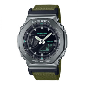 Uhrenarmband G-Shock GM-2100CB-3A Segeltuch Grün
