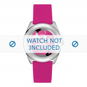 Guess Uhrenarmband W0911L2G Twist Kunststoff Rosa 20mm