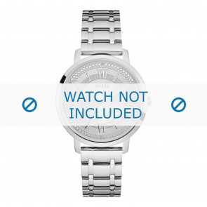 Guess Uhrenarmband W0933L1 Montauk Metall Silber 18mm