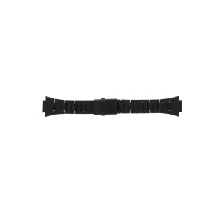 Casio Uhrenarmband 10440758 Stahl Schwarz 16mm 