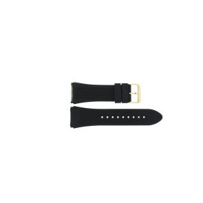 Uhrenarmband Guess W0057G1 Silikon Schwarz 27mm