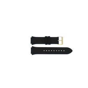 Uhrenarmband Guess GW0105L2 / W0105L2 / Raven Silikon Schwarz 18mm