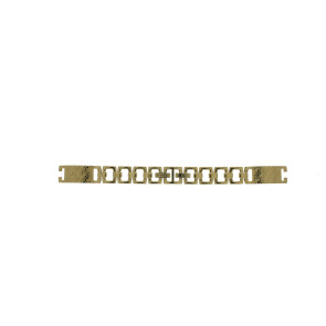 Uhrenarmband Guess GW0112L2 / Mini Luxe Stahl Vergoldet 3mm